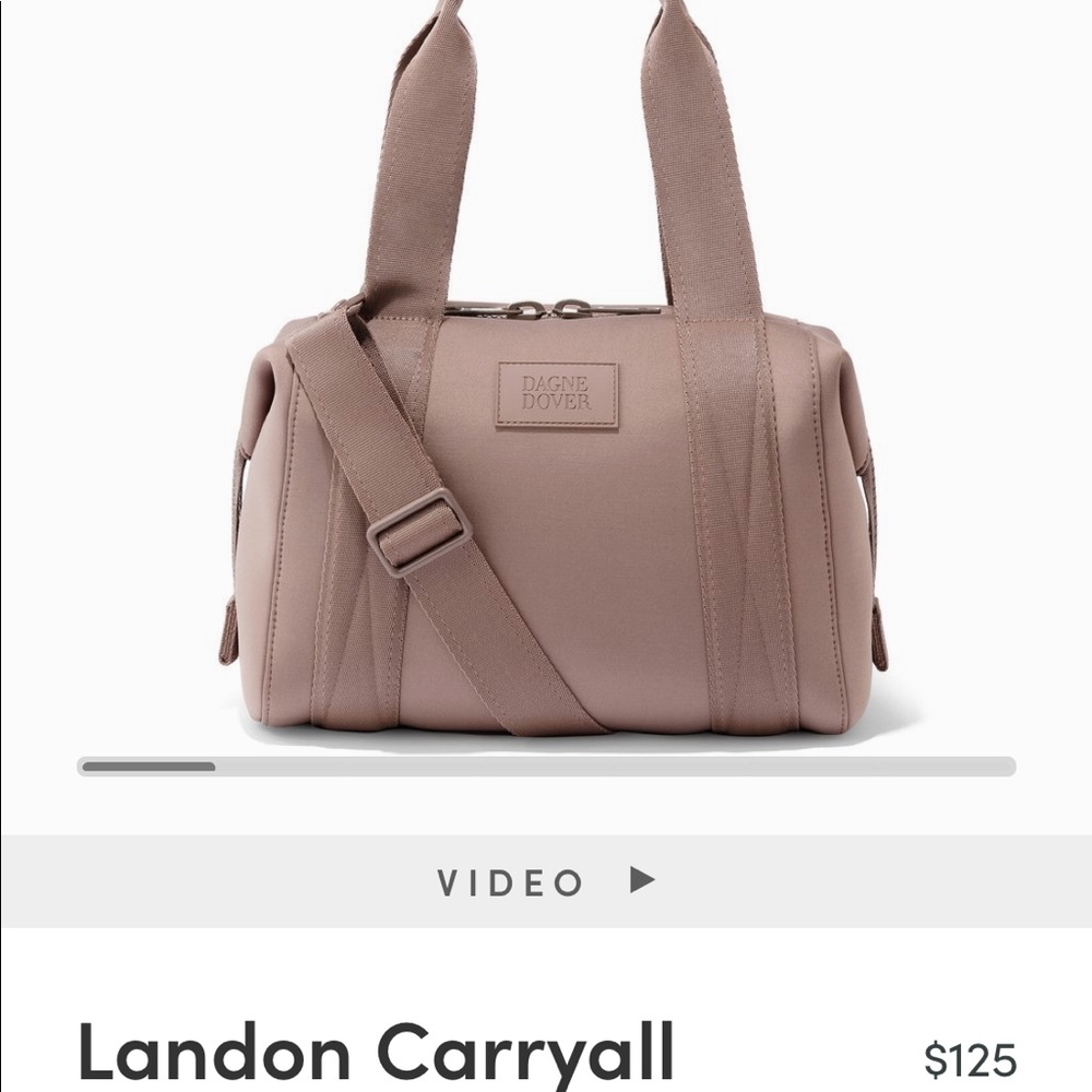 Dagne Dover London Carryall in purple